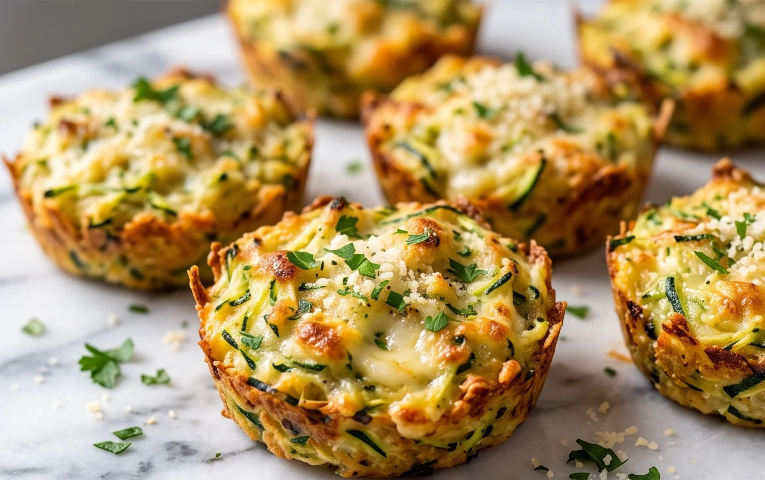Zucchini Garlic Bites