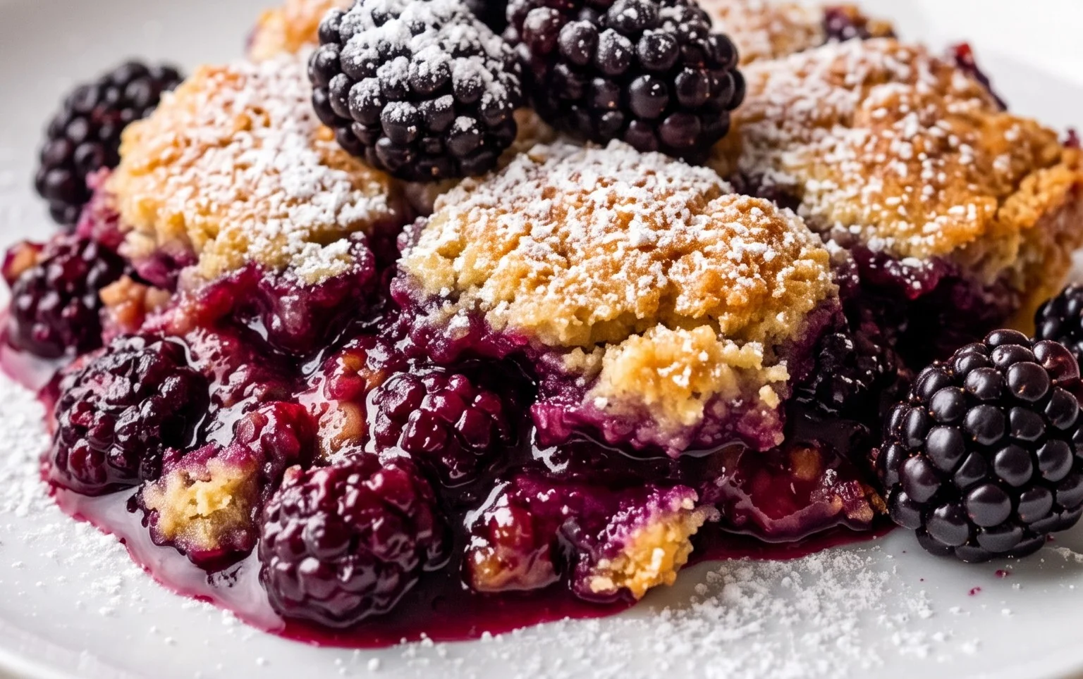 The Pioneer Women's Blackberry Cobbler
