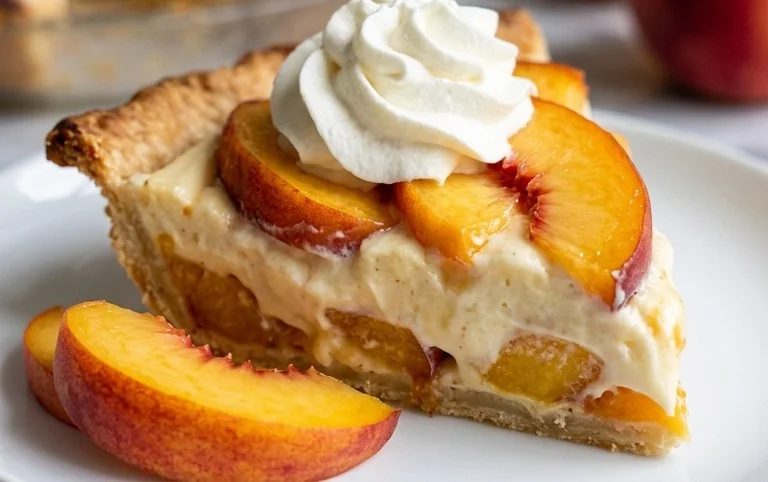 Peaches and Cream Pie