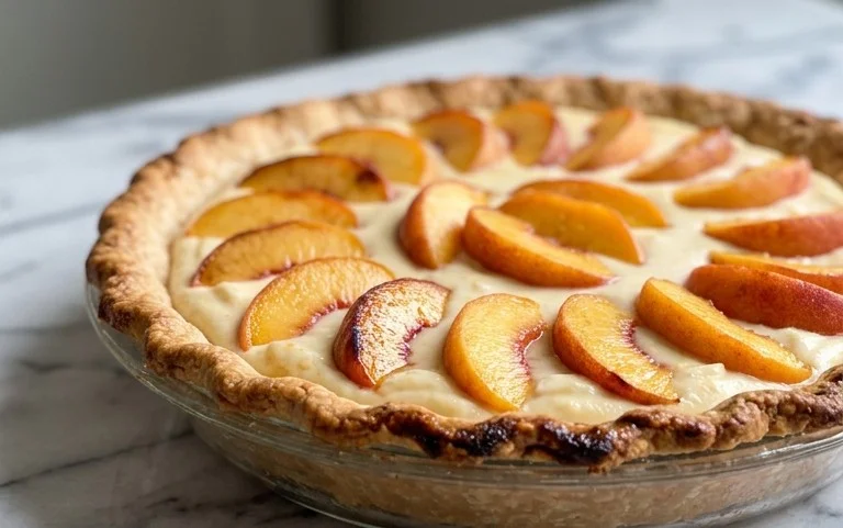 Peaches and Cream Pie