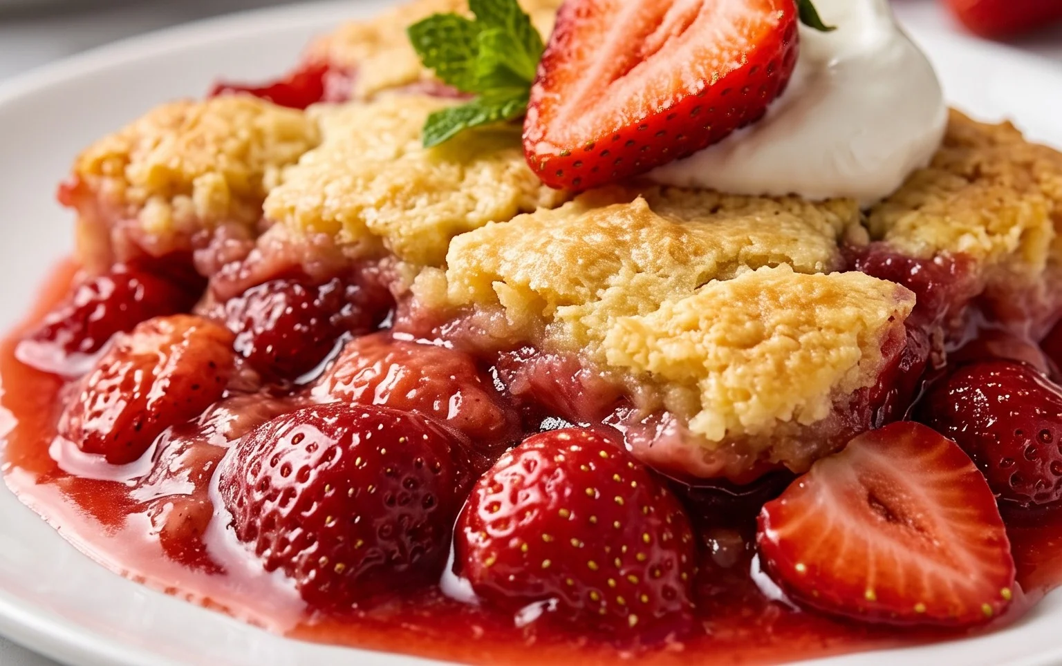Strawberry Cobbler