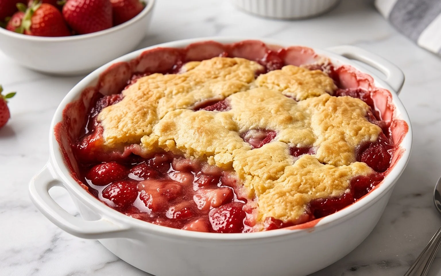 Strawberry Cobbler
