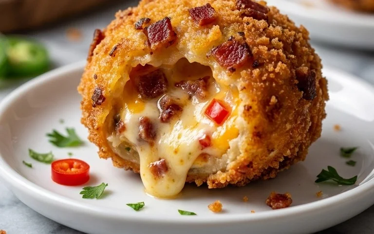 Beef Bacon Jalapeño Popper Cheese Balls