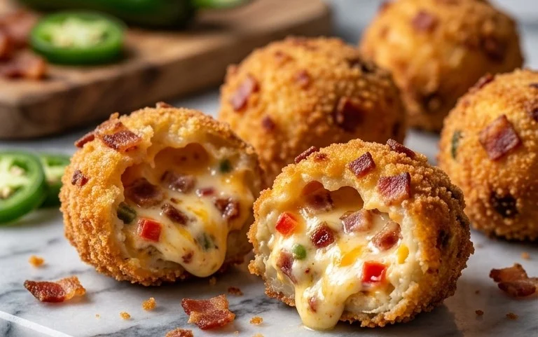 Beef Bacon Jalapeño Popper Cheese Balls