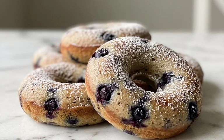 Blueberry Cake Donuts