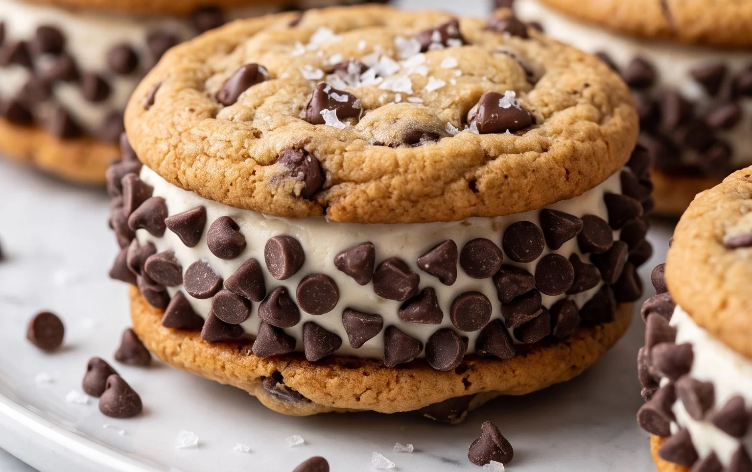 Cookie Ice Cream Sandwiches (Like a Chipwich!)