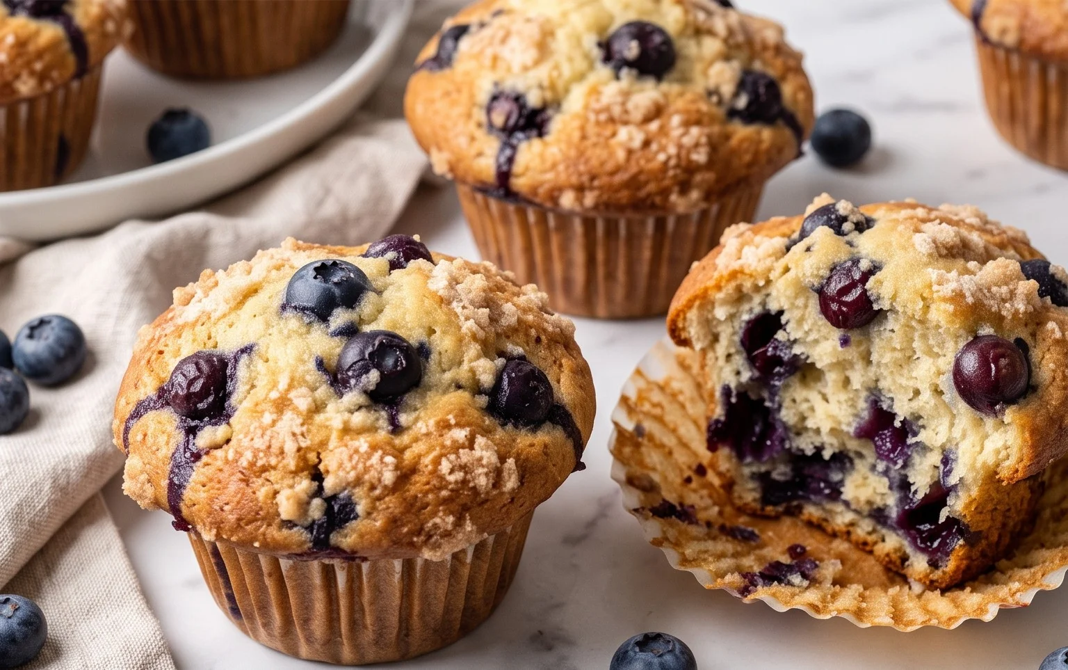 Homemade Blueberry Muffins