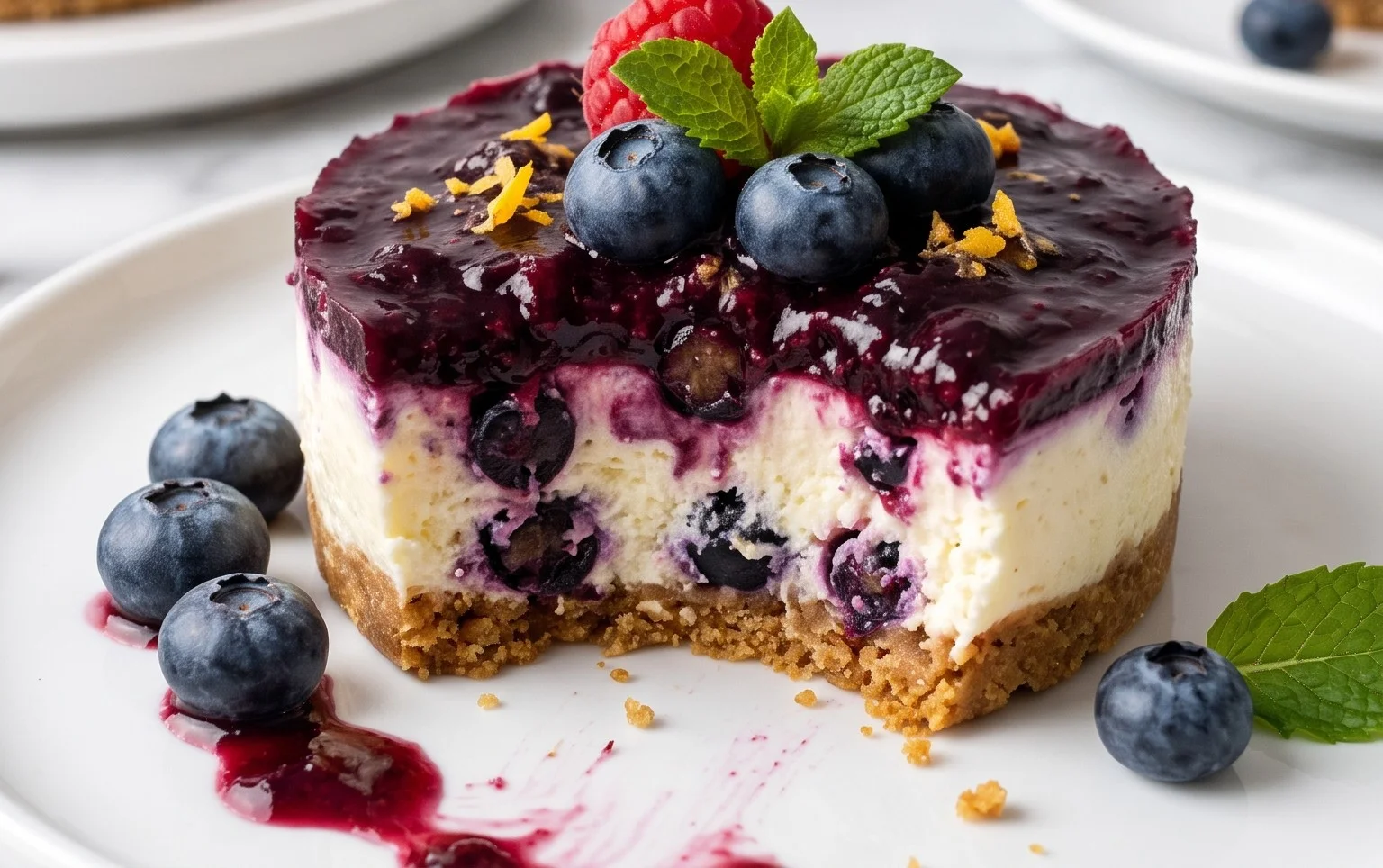 No-Bake Blueberry Yum Yum