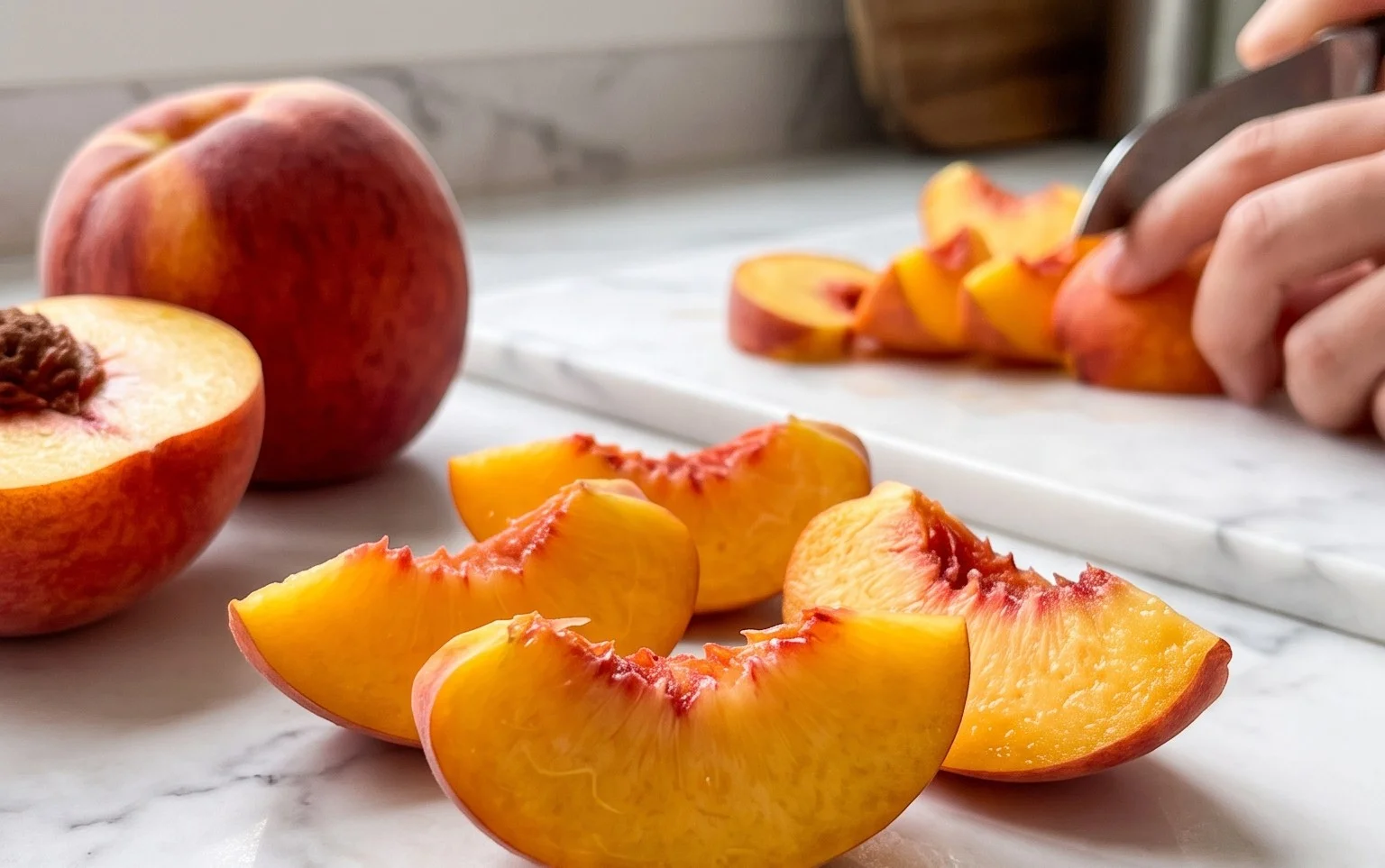 Freezing Peaches, How to Easily Freeze Peaches
