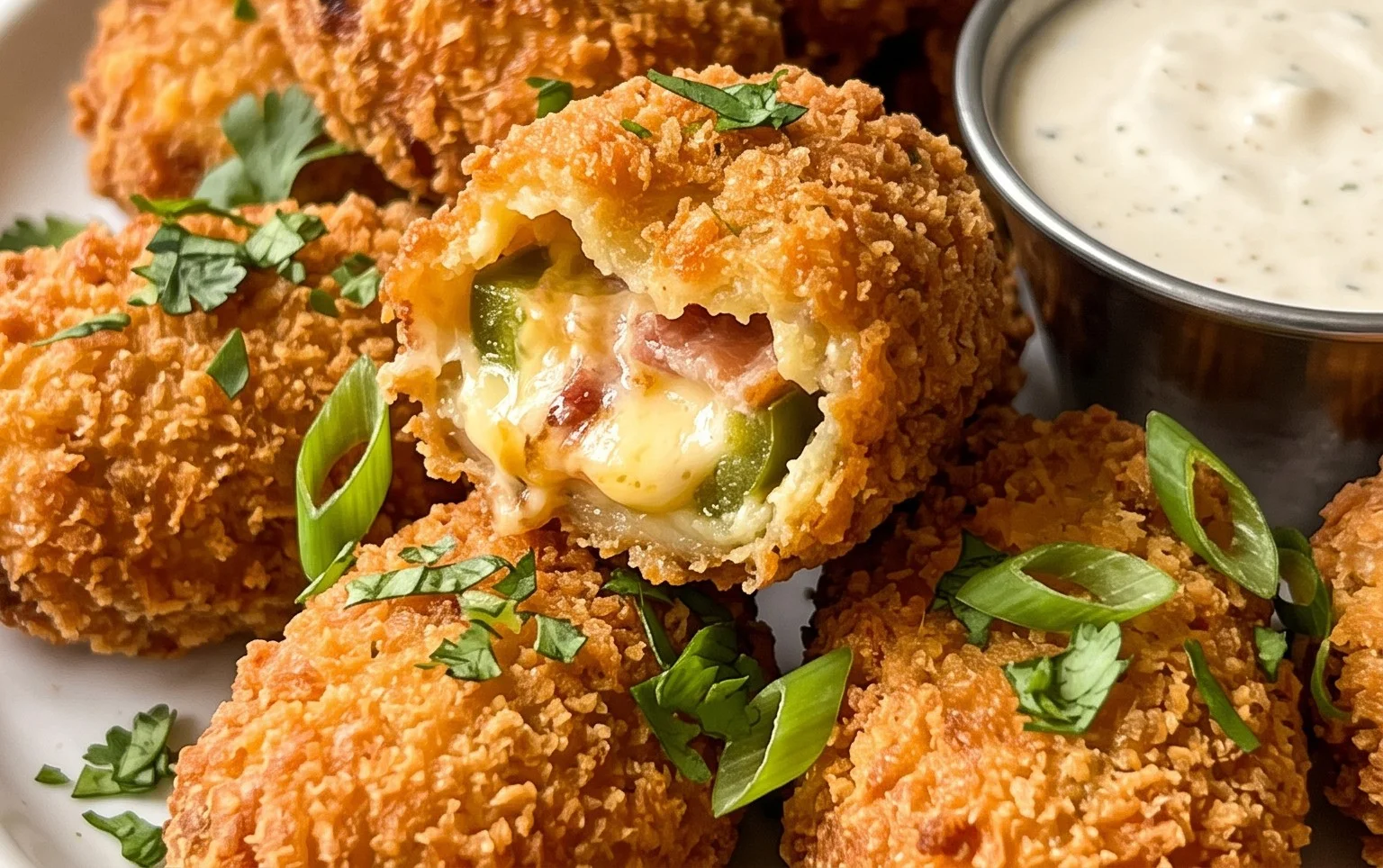 Fried Jalapeno Popper Bites