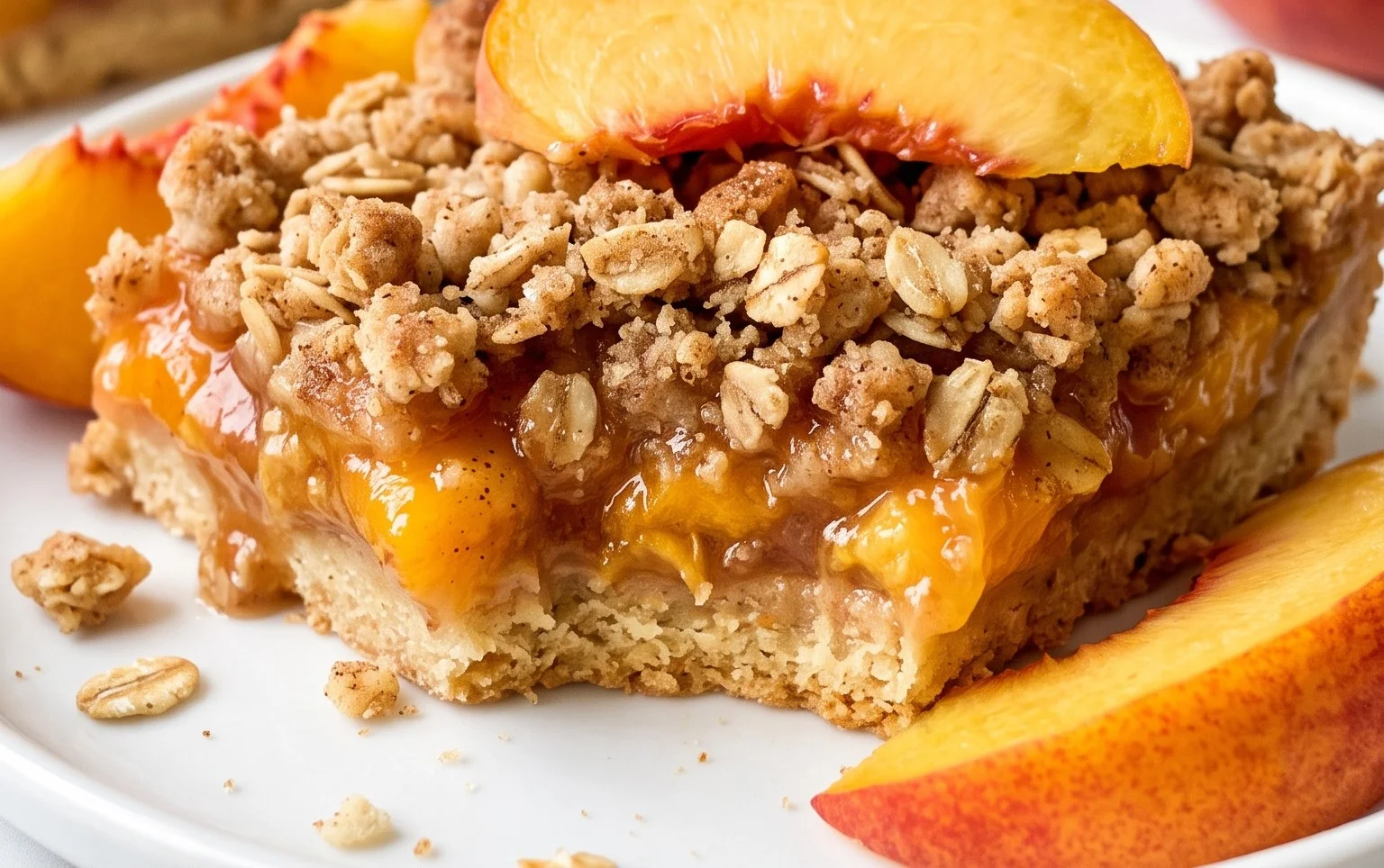 Fresh Peach Crum extractb Bars