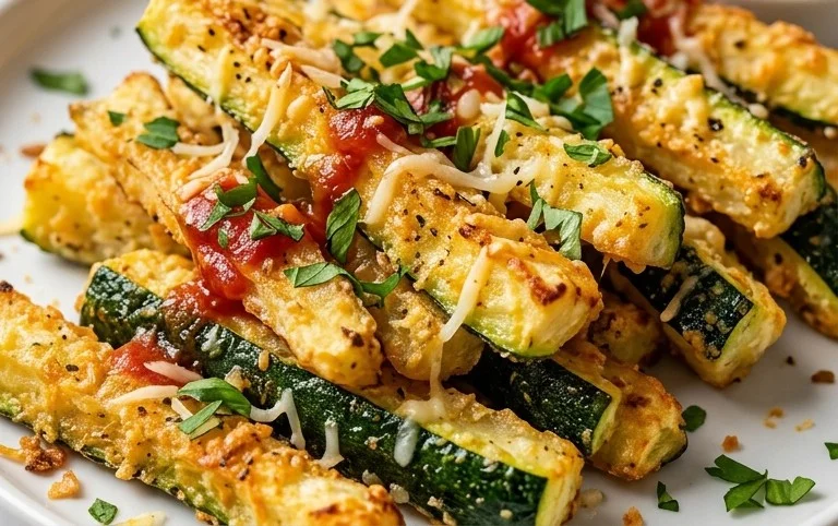 Baked Parmesan Zucchini Fries