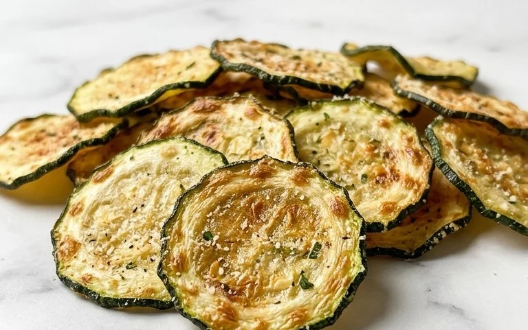 Crispy Baked Zucchini Chips