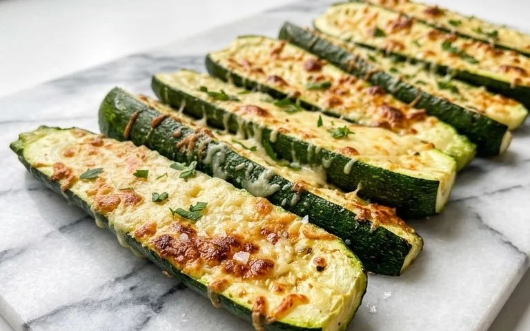 Oven Roasted Parmesan Zucchini 