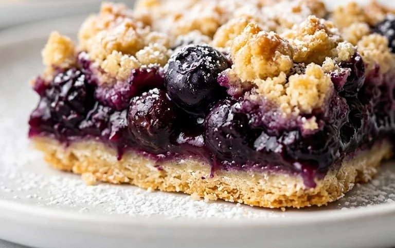 Easy Blueberry Pie Bars