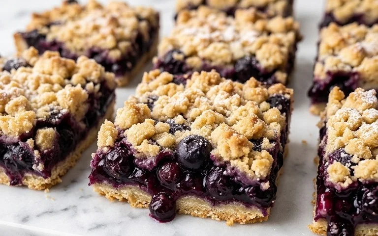 Easy Blueberry Pie Bars
